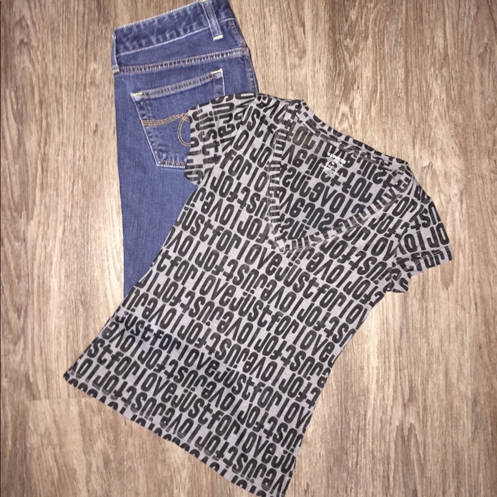 EXPRESS tissue-thin tee